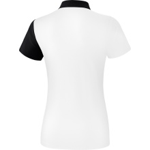 Erima Spprt-Polo 5C (100% Polyester) weiss/schwarz Damen